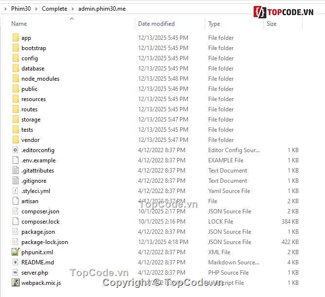 Web xem phim,Laravel,source web xem phim php,Source PHP